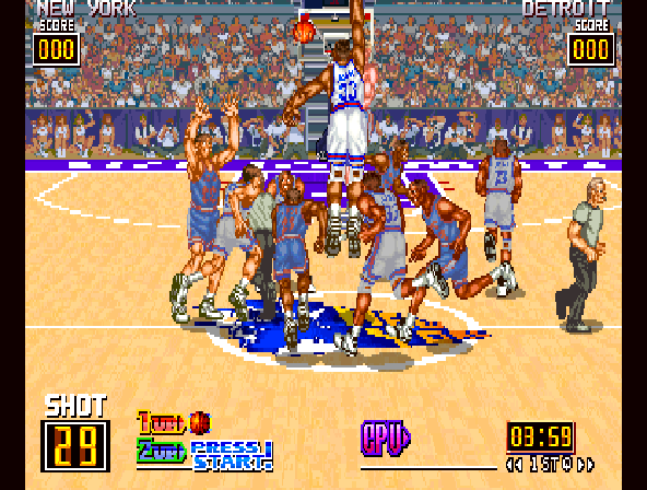 Slam Dunk (ver JAA 1993 10.8) Screenshot 1